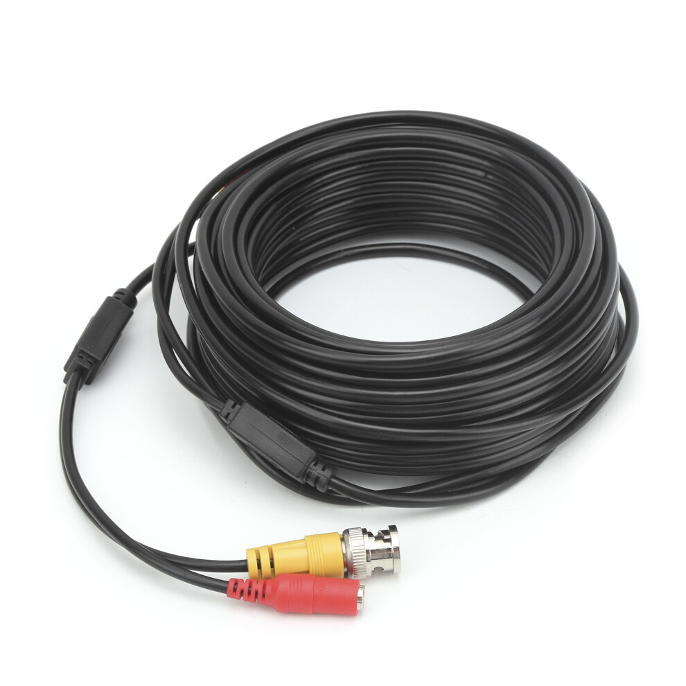 Bnc+Dc Video Power Cable Security Camera Cctv Wire Cord W Connector Surveillance System(15M 49.2Ft ) 9311322975930