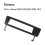 Façade 1-DIN ABS Nav 182x53mm pour la Série 3 E90-E93 8