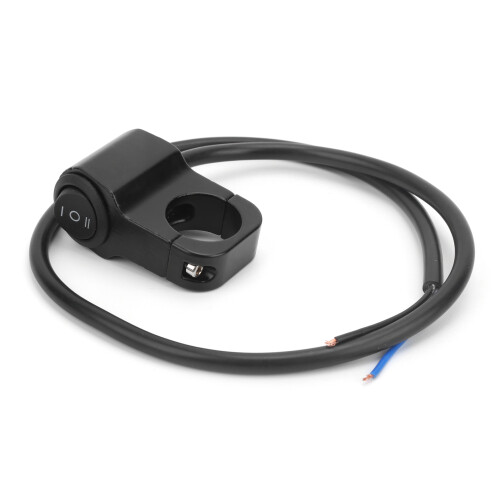 Interrupteur de guidon 7/8 po LED 12 V noir ATV/UTV 1