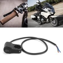Interrupteur de guidon 7/8 po LED 12 V noir ATV/UTV