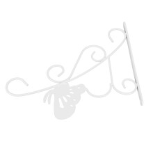 Support suspendu de style européen 30 24,5 cm blanc