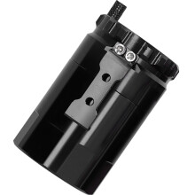 Bocal de ventilation d'huile universel en alliage d'aluminium noir
