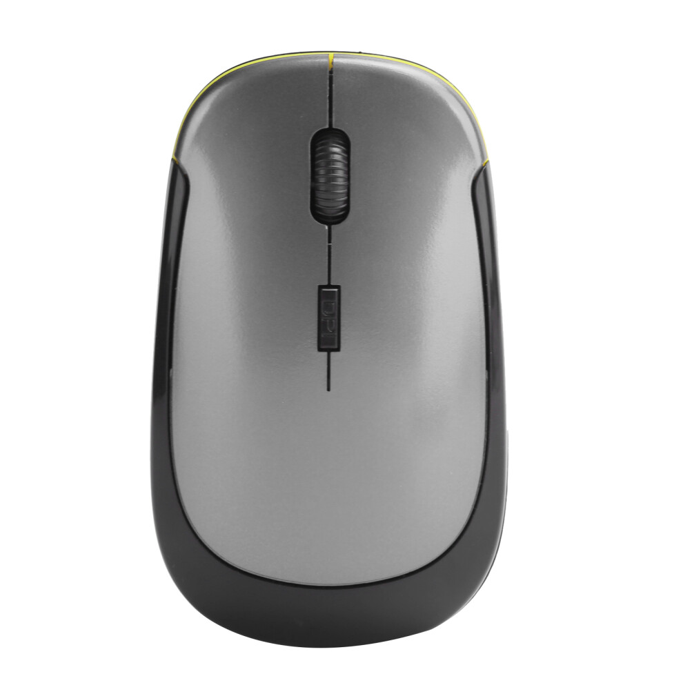 2.4G Wireless Mouse Adjustable Optical Usb Receiver Notebook Computer Accessories 1600Dpisilver Gray 7691322979209