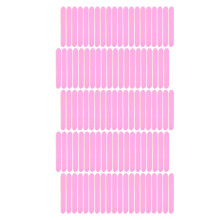 Lime à ongles jetable double-face - 100 pièces - Rose - 8,5 cm