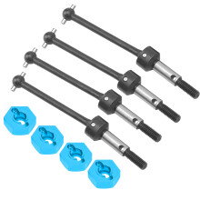Arbre de transmission CVD D3/XIS TB03/TB03D/TB03R 44 mm Noir