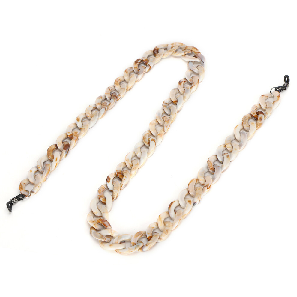 Acrylic Eyeglasses Chain Simple Stylish Sunglasses Lanyard Strap Jewelry AccessoryBrown
