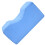 Cuscino antidecubito blu 20x10x10 cm per anziani 11