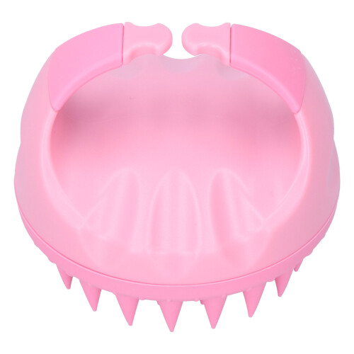 Massaggiatore multifunzionale per cuoio capelluto rosa shampoo 2