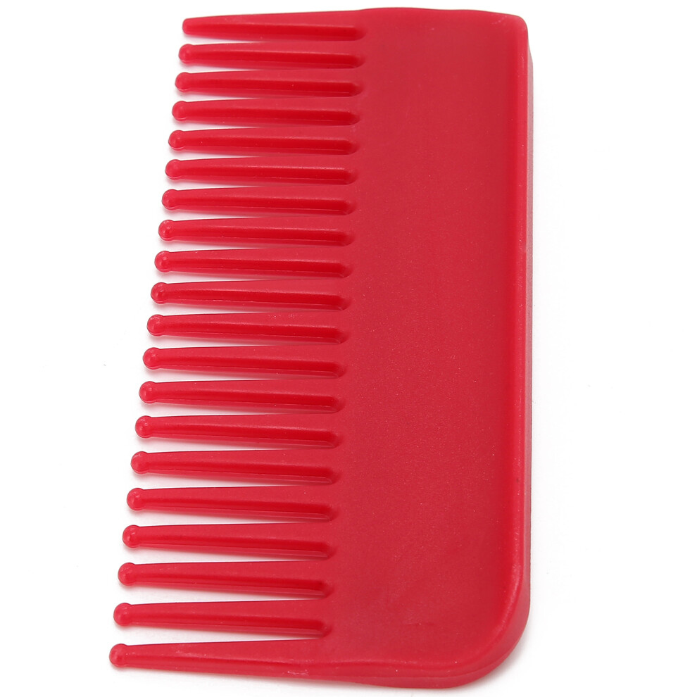 Wide Tooth Combs Hair Detangling No Handle Comb Wet Dry Hair Style Combs for Salon HomeRed