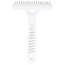 Pet Double Row Rake Dog Deshedding Comb Undercoat Rake Pet Grooming Hair Removal Tool