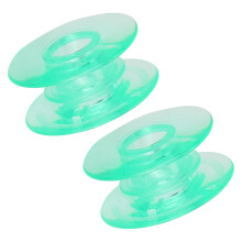 2 Stück Transparente Plastik-Nähspulen für Viking-Maschinen, 2er Pack