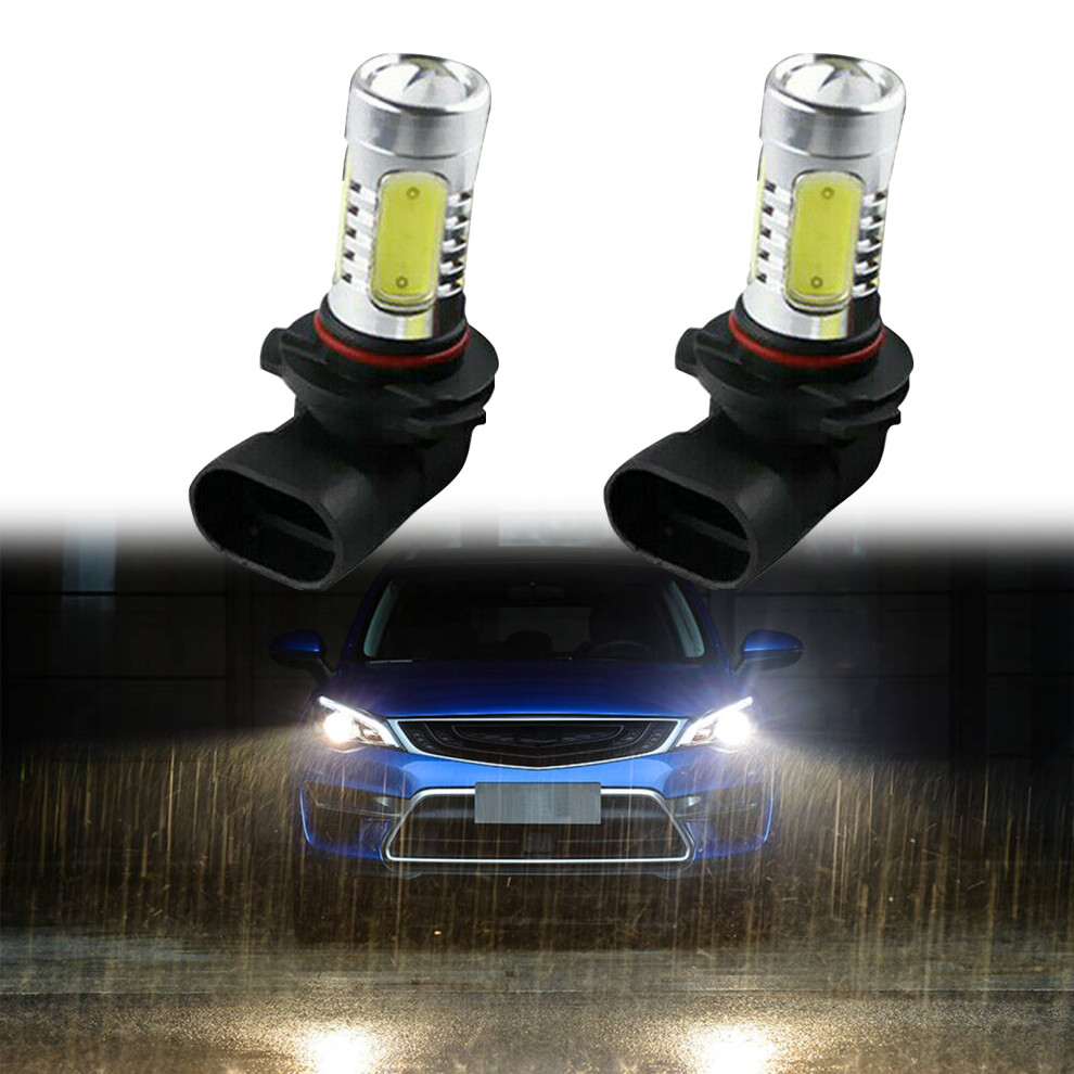 2Pcs Led Fog Bulbs 6000K 100W Super Bright Fog Bulbs Light/White 4321322986206