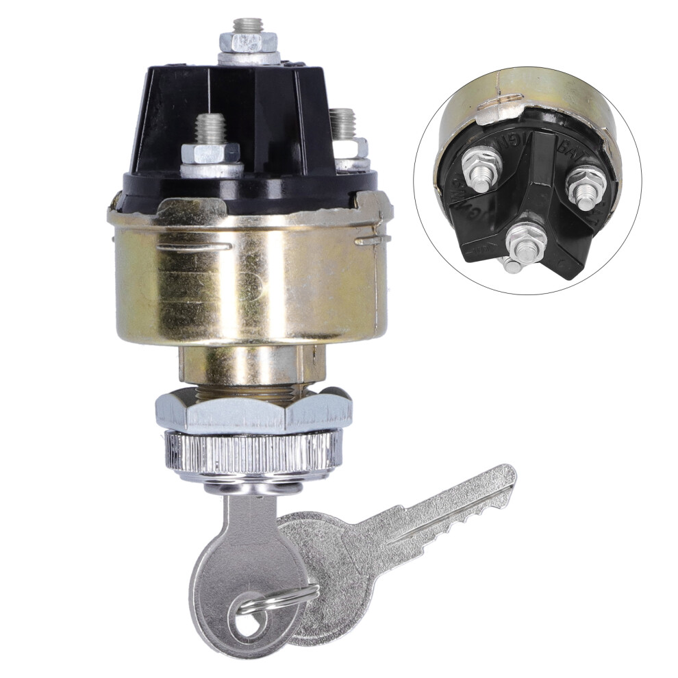 Universal Ignition Starter Switch Replacement Barrel Lock Controls KS6180 W/2 Keys-image-OPC-PHW2MRY-NEW