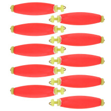 10 pièces de flotteurs ovales EVA 65 x 15 mm, Couleur : Comme sur l'image