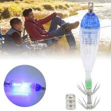 Bleu 85x18mm/3,3x0,7in leurre à calmar LED LR41x3 25 mAh