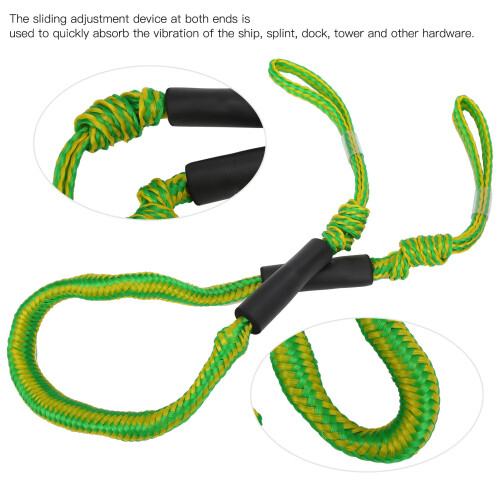 Corde élastique de quai en nylon pour amarrage 126 cm 2