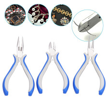 Kit de pinces en acier de 45 pièces: bec rond et bec long, portable