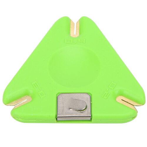 Dénudeur de tresse gainée 10,0 g 40  35  4 mm vert