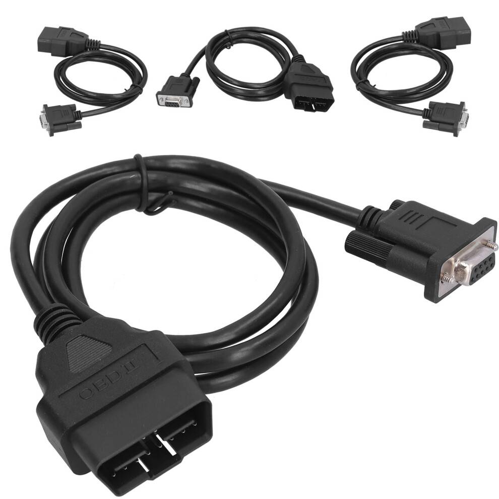 16Pin Obd2 To Rs232 Db9 Car Diagnostic Interface Adapter Extension Cable Connector 4031322989472