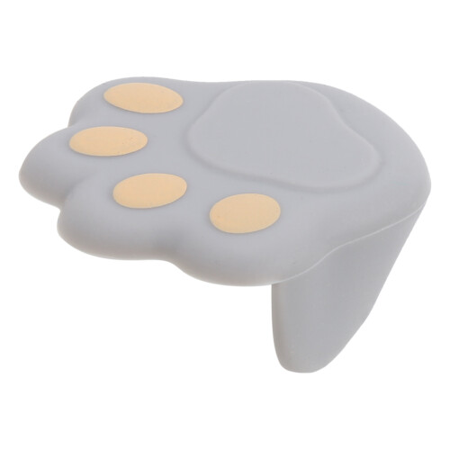 Protecteurs d'angle en silicone gris, en forme de dessin animé
