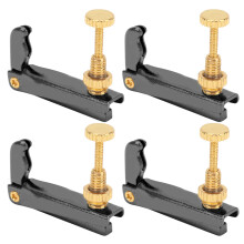 Instrumentenzubehör: Violin-Feintrimmer 4 Stück 3/4‑4/4 Cello Schwarz
