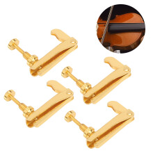 Goldene Metall-Feinjustierer, 4er Pack, für 3/4–4/4 Cello, Ersatzteile