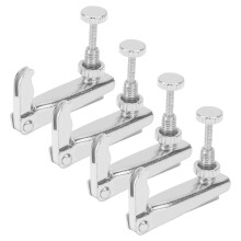 4er Pack Silberne Feinstimmer für Violine, passend für Cello Instrumente von 3/4 bis 4/4, Ersatzteile
