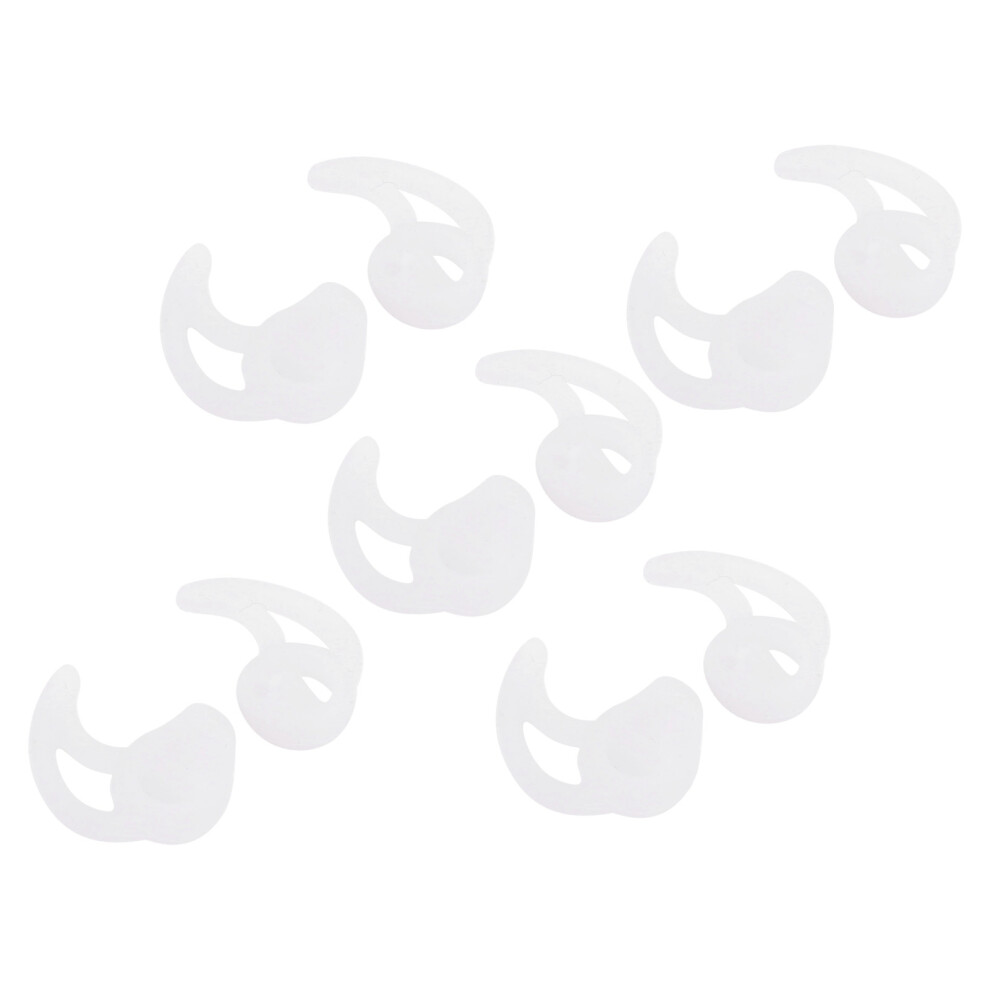 5Pairs Earmold Earpiece White Silicone Air Duct Earplug Soft Comfortable Wear For Walkie Talkie Earbudl 9441322992160