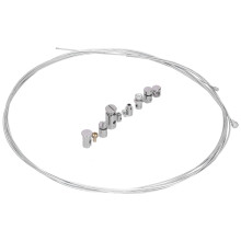 2 Meters Steel Brake Cable with 9pcs Repair Nipples Accessories Kit Universal for Motorcycles