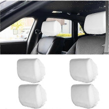 Piezas Funda para reposacabezas de coche, Funda para reposacabezas lavable a prueba de polvo, Funda