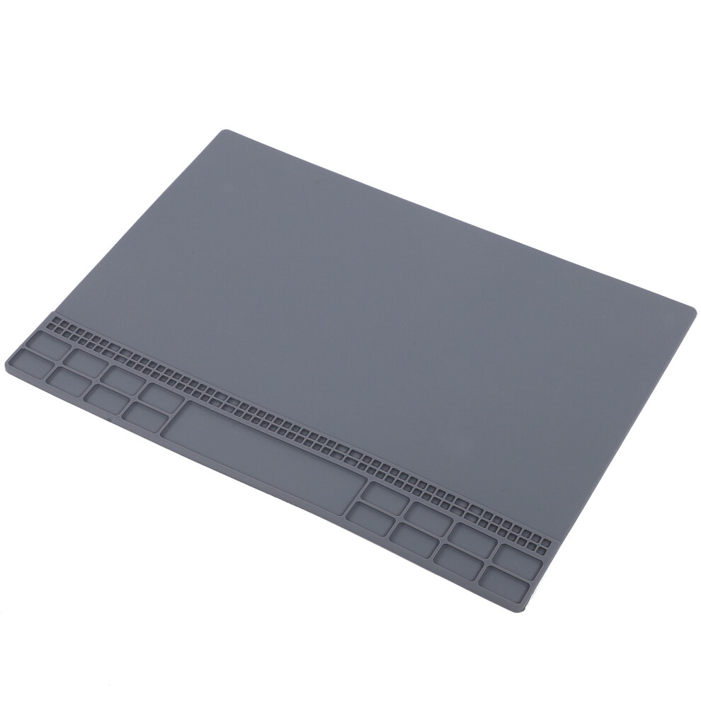 Repair Mat Silicone Heat Resistant Pad Computer Phone Solder Station Tools 350X250x4mmgray 4621322995803