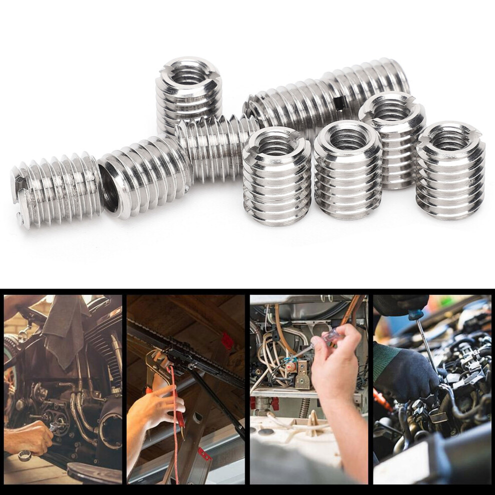 10Pcs Insert Nut Reducing Repairing M6x1.0 Female And M10x1.5 Male Thread Extension Tool 3101322996136