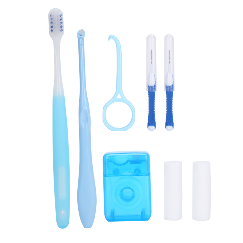 Orthodontic Oral Care Kit Teeth Brace Cleaning Brush Interdental Brush Orthodontic Wax Tools