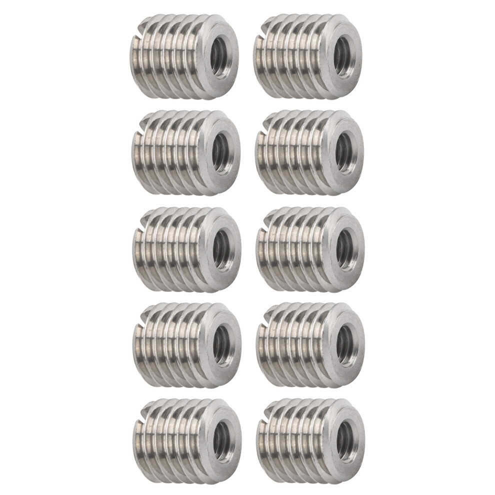 10Pcs Thread Inserts Male Female Reducing Nut Stainless Steel Repair Tool Hardware Fastener 9361322998132