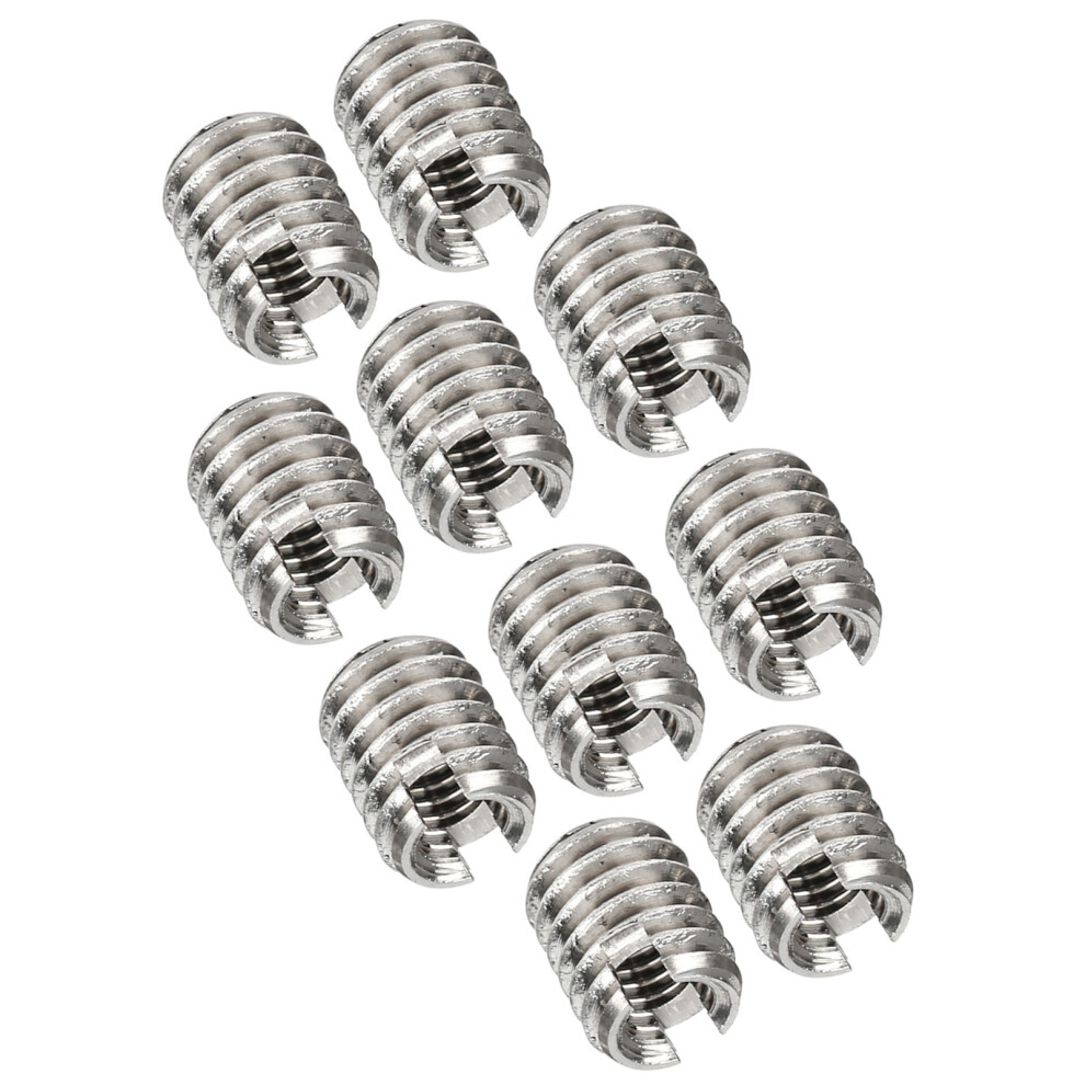 10Pcs Repair Nut Insert Reducing Socket Stainless Steel Slotted Thread Conversion Tool 8751322998149