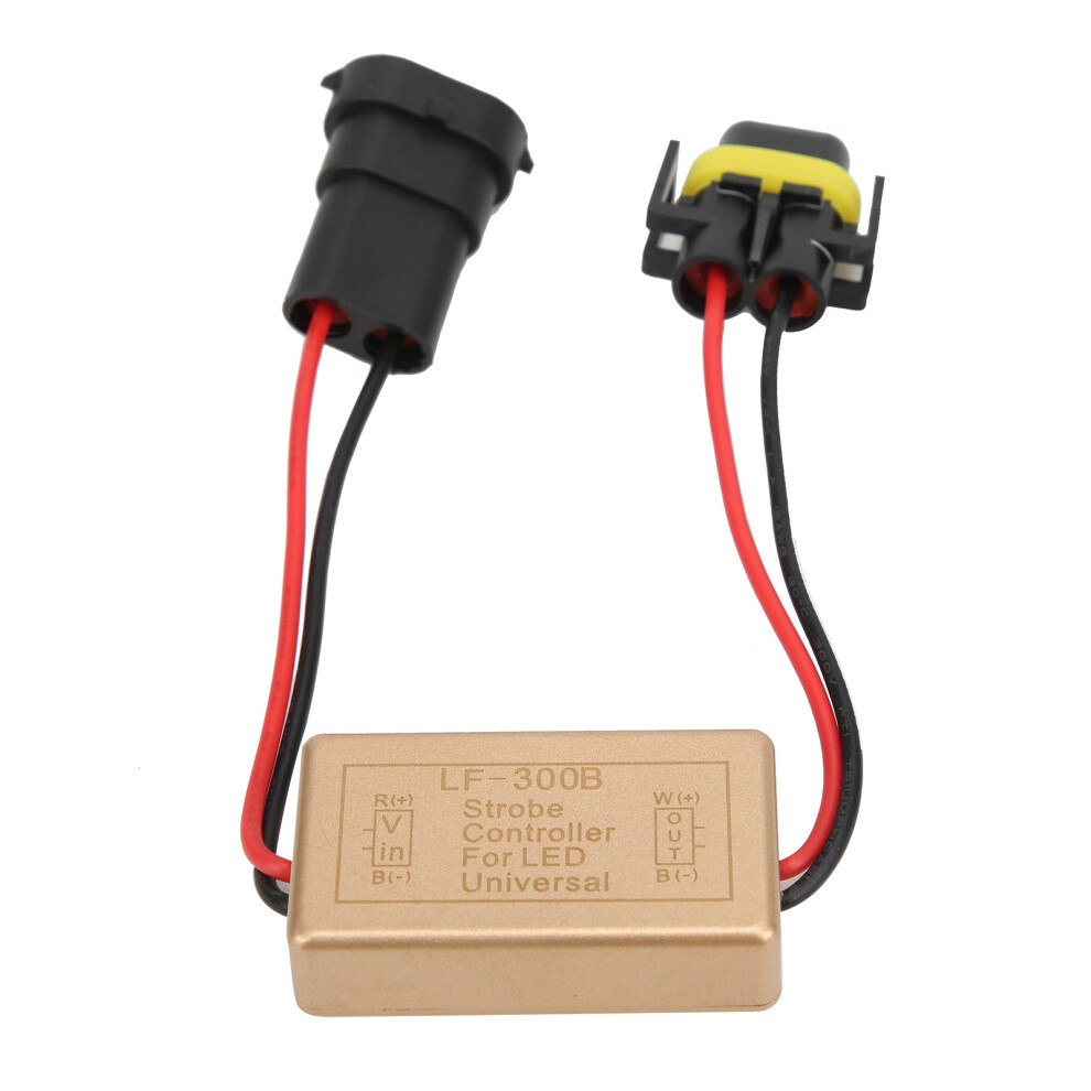Flash Strobe Controller Box Continuous Flashing Module H8 H9 H11 Socket For Led Headlight Foglamp 4981322999233