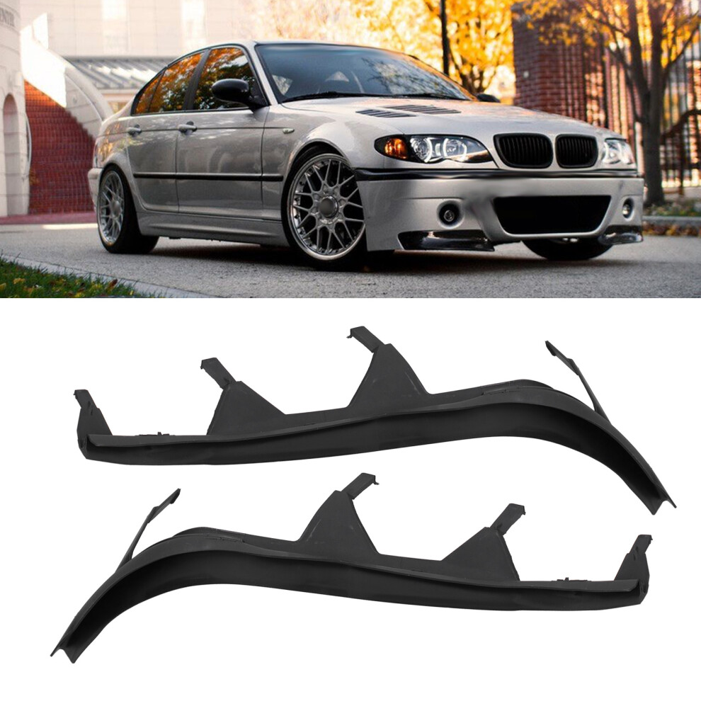 2Pcs Upper Left And Right Headlight Cover Strips 63126921859 63126921860 Fit For E46 325I / 330I 7901322999672