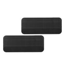 20pcs Collar Sweat Pads Disposable Hat Collar Sweat Stains SelfAdhesive Neck Liner Pads(Black )