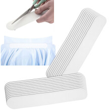 20 Stück Einweg-Halskragen-Schweißpads, 23,53,7 cm, selbstklebend, weiß