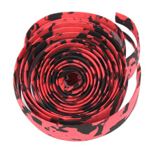 Bandes de guidon douces ZTTO avec bouchons de guidon Noir/Rouge