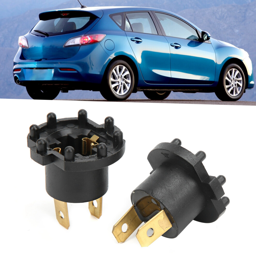 2Pcs Auto Taillight Bulb Socket Holder Repalecement Plastic Fit For Kawasaki Er6âF 7661323004613