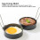 Rostfries Eier-Ring-Form, Antihaft, Schwarz, 8,5x7,5x2,4 cm 6
