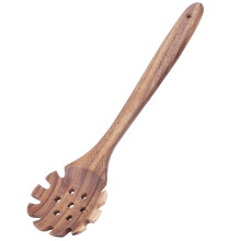 Teak Cooking Spoon Food Grade Natural Wooden Noodle Colander for Cooking Kitchen Use