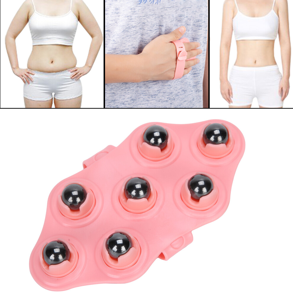 Portable Roller Ball Massage Glove Muscle Relax Slimming Magnetic Bead Body Massager