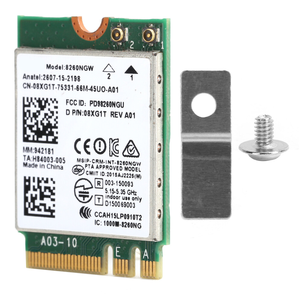 Wireless Network Card Dualband 2.4G/5G Wifi Module Bluetooth 4.2 For Dell Xps 12 13 15 8311323008379