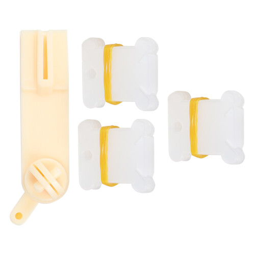 Embroidery Floss Organizer Set Cross Stitch Plastic Bobbin Manual Winding Machine Tool