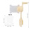 Embroidery Floss Organizer Set Cross Stitch Plastic Bobbin Manual Winding Machine Tool 5
