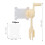 Embroidery Floss Organizer Set Cross Stitch Manual Winding Machine Plastic Bobbin 12