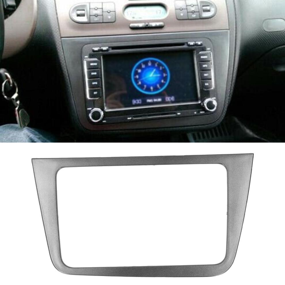 2 Din Stereo Dash Panel Frame Gps Dvd Radio Fascia Fit For Seat Altea 2004Â2015 Lhd 8041323011412