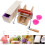 9PCS/Set 1200ml Silicone Soap Molds Kit Wood Bread Cutter DIY Soap Making Cutting Tool 14